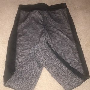 Grey and black leggings
